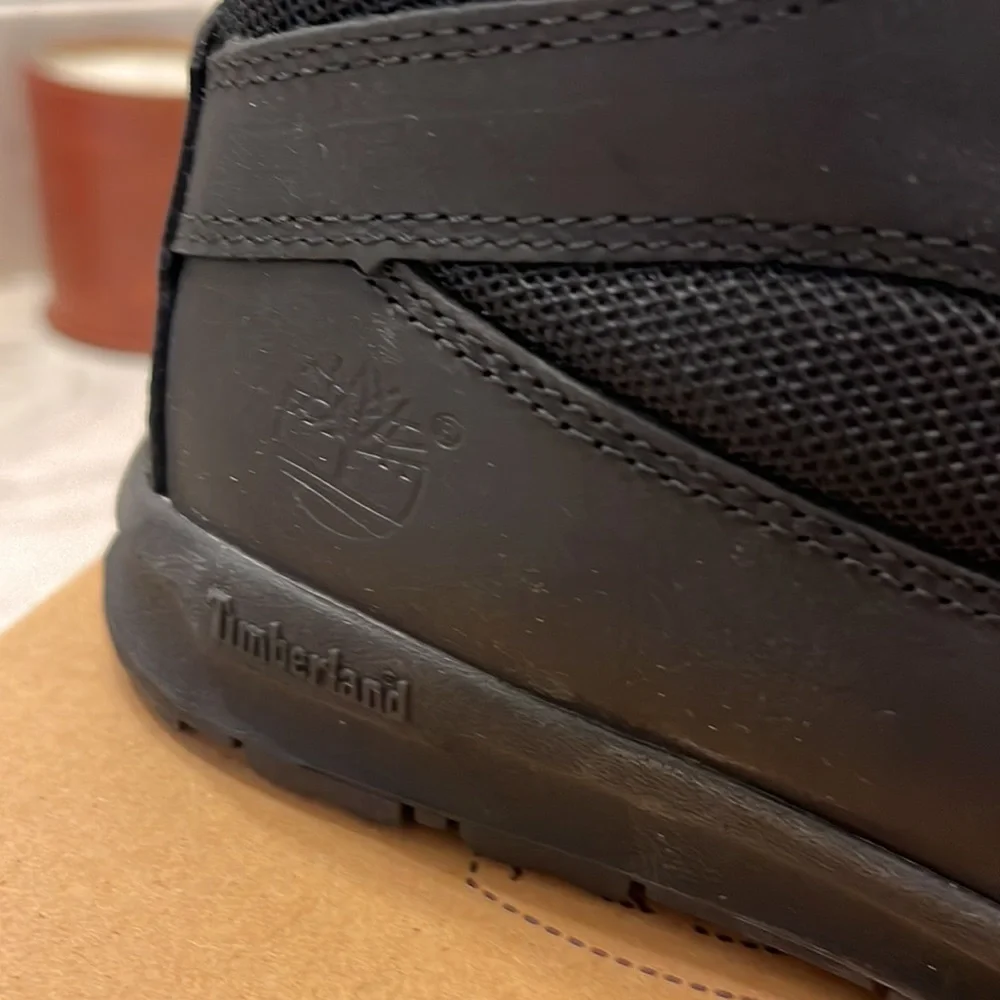 Timberland GT Scramble Mid 3588R Boots Toddlers Boys Girls Size 12 new black